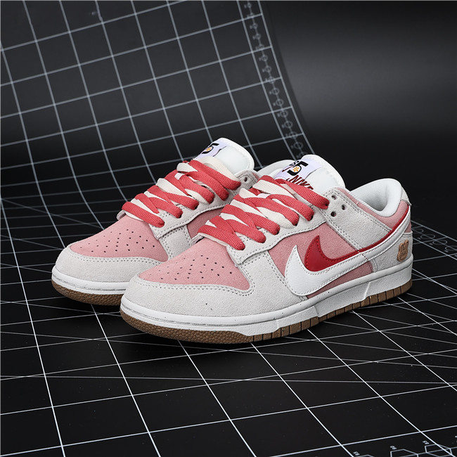 Women's Dunk Low Pink/Gray Shoes 229
